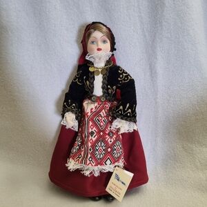 Vintage Headmade Porcelane Syllektis Evleti 12" Used